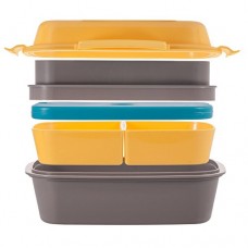 Premium Bento Lunch Box – Multi Compartiment  convertible à nourriture avec Intégré amovible Congelable Gel Pack de glace  100% LeakProof - B01IWEKNLQ